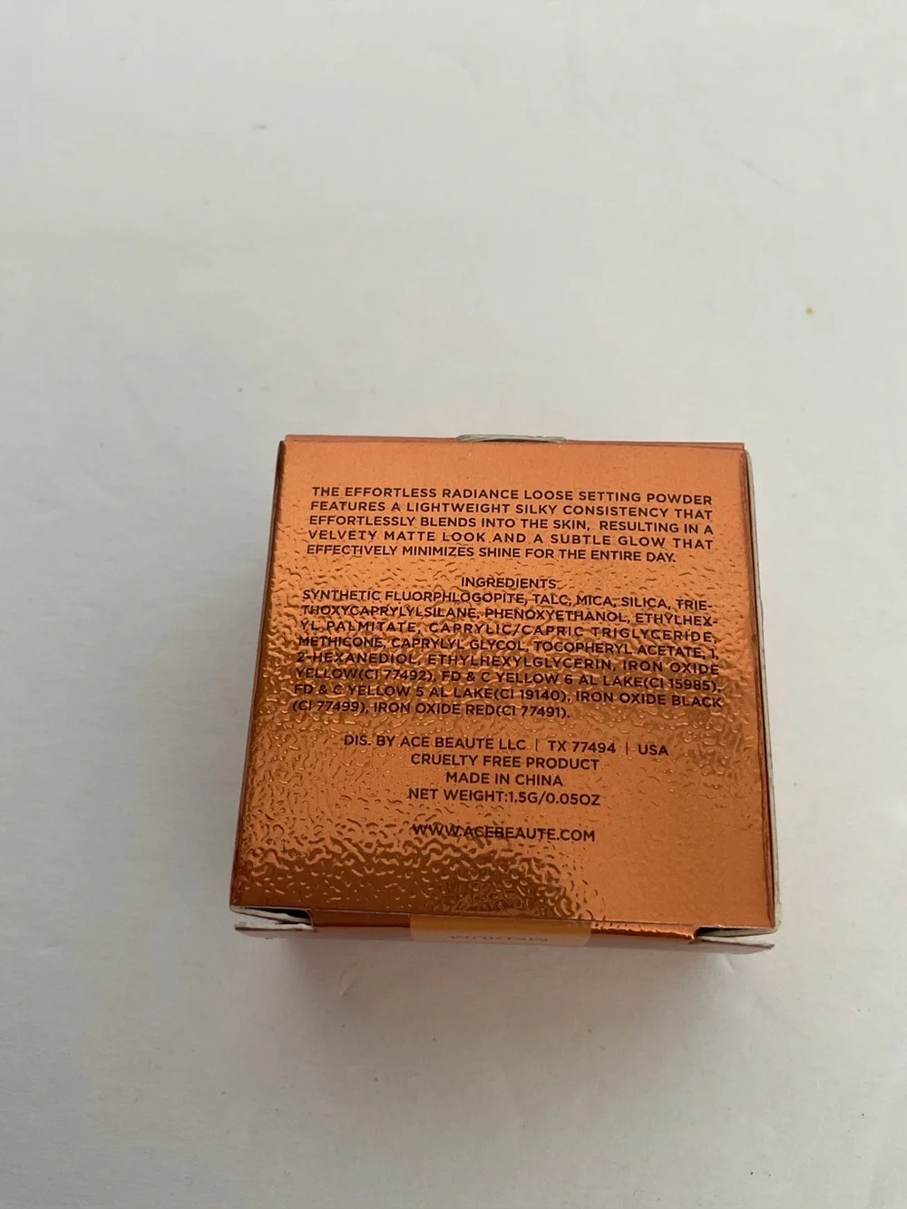 Ace Beaute Effortless Radiance Loose Setting Powder NWT
